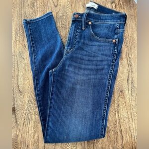 Madewell 27 high rise skinny jeans